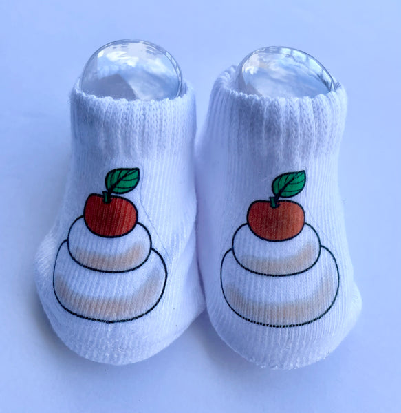 O The Lucky Mochi 0-6 month socks