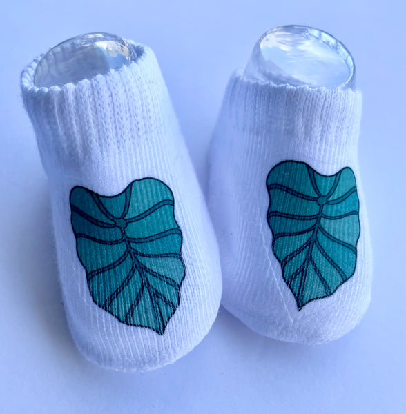 I The Laulau 0-6 month socks