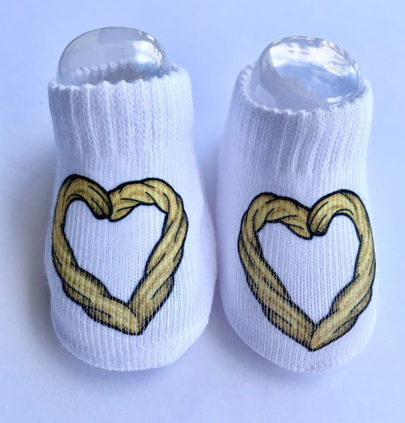 XVII The Churro 0-6 month socks