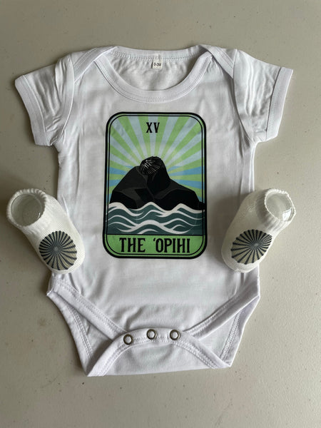 XV the 'Opihi Baby Bodysuit and Socks Set