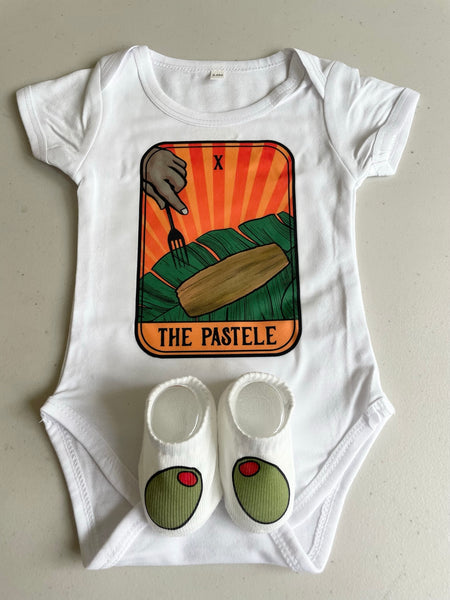 X the Pastele Baby Bodysuit and Socks Set