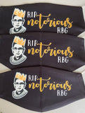 Face Mask - RIP Notorious RBG