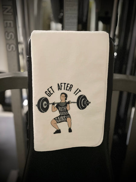 Ruth Bader GAINSburg "Get after It" Microfiber Gym Towel